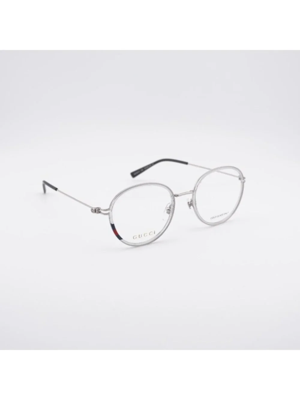 Gucci GG1851O 003 Eyeglasses Grey / Silver 50mm Square Frame